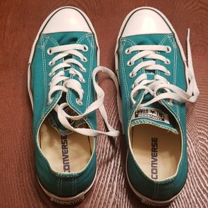 Teal Converse Chuck Taylors